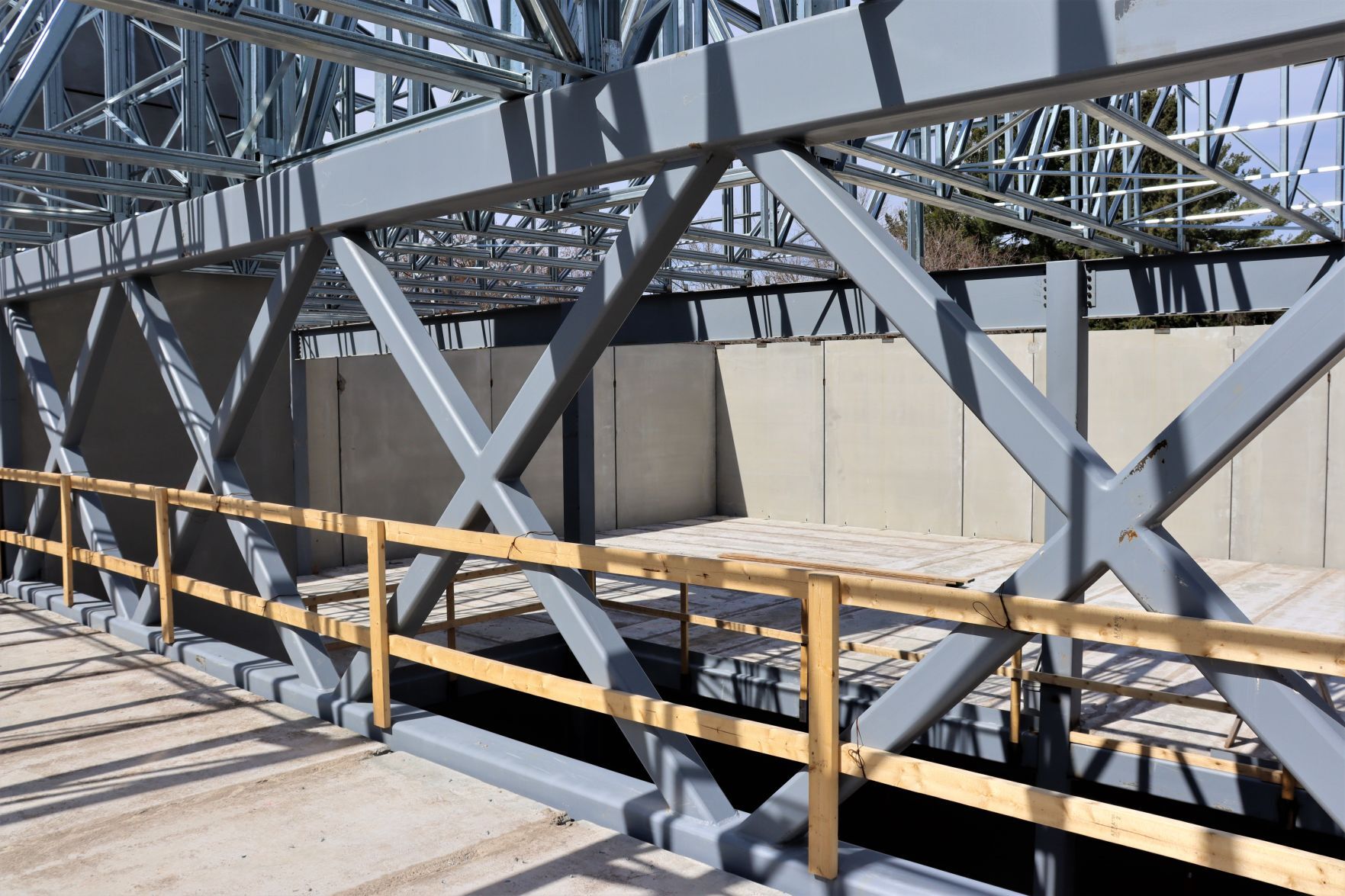 Chippewa Area History Center construction progress